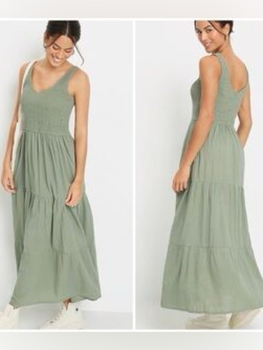 Lascana Sage Green Women's‎ Maxi Dress| MED